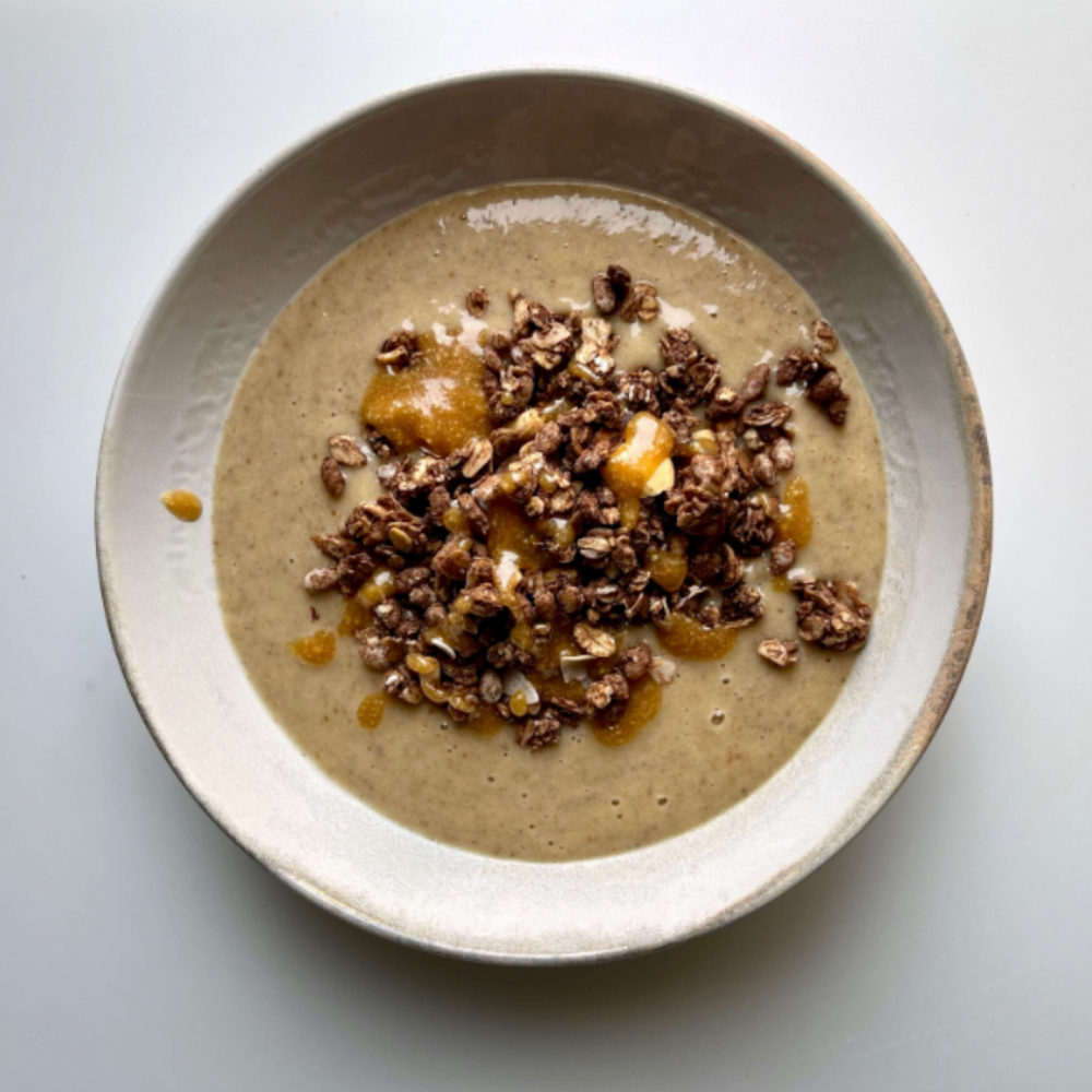 SMOOTHIE BANANA E CARAMELLO VEGANO