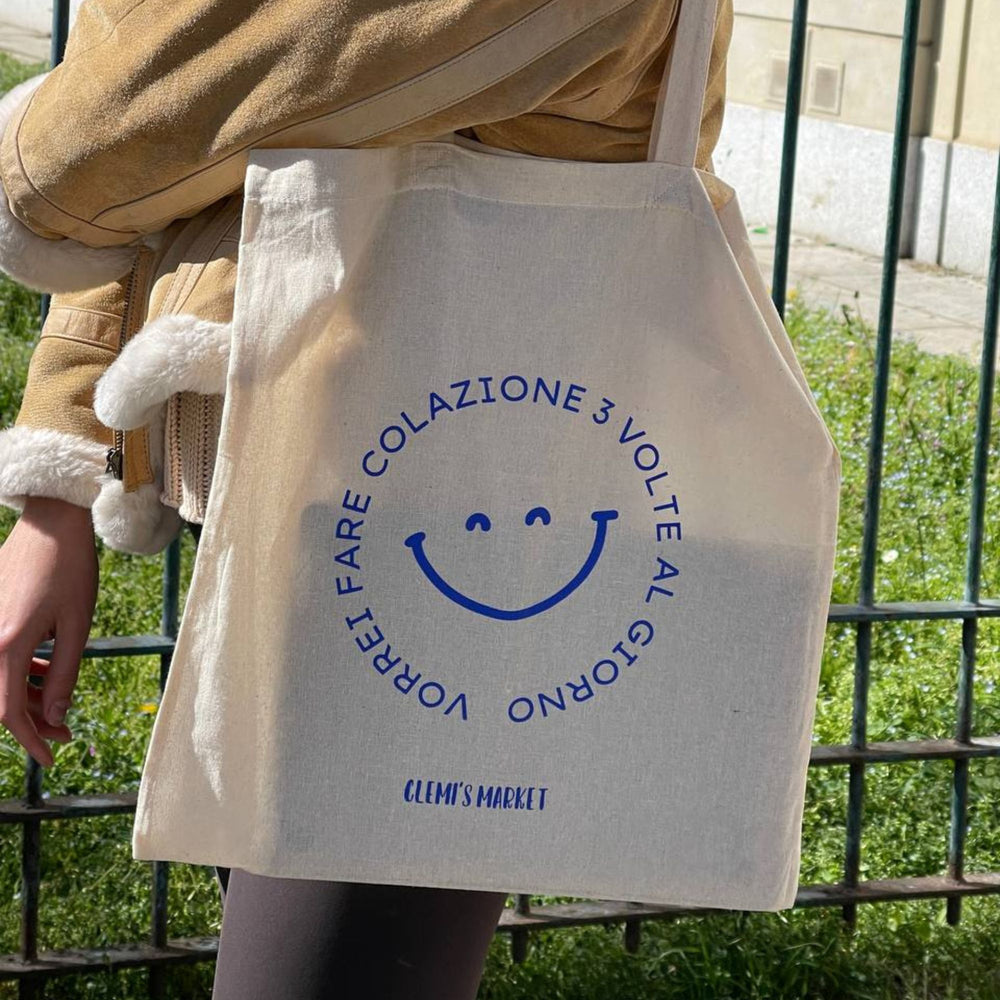 Vorrei Fare Colazione 3 Volte al Giorno Tote Bag