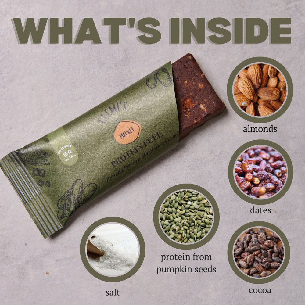 Protein Fuel - Almond & Chocolate Energy Bar x 12