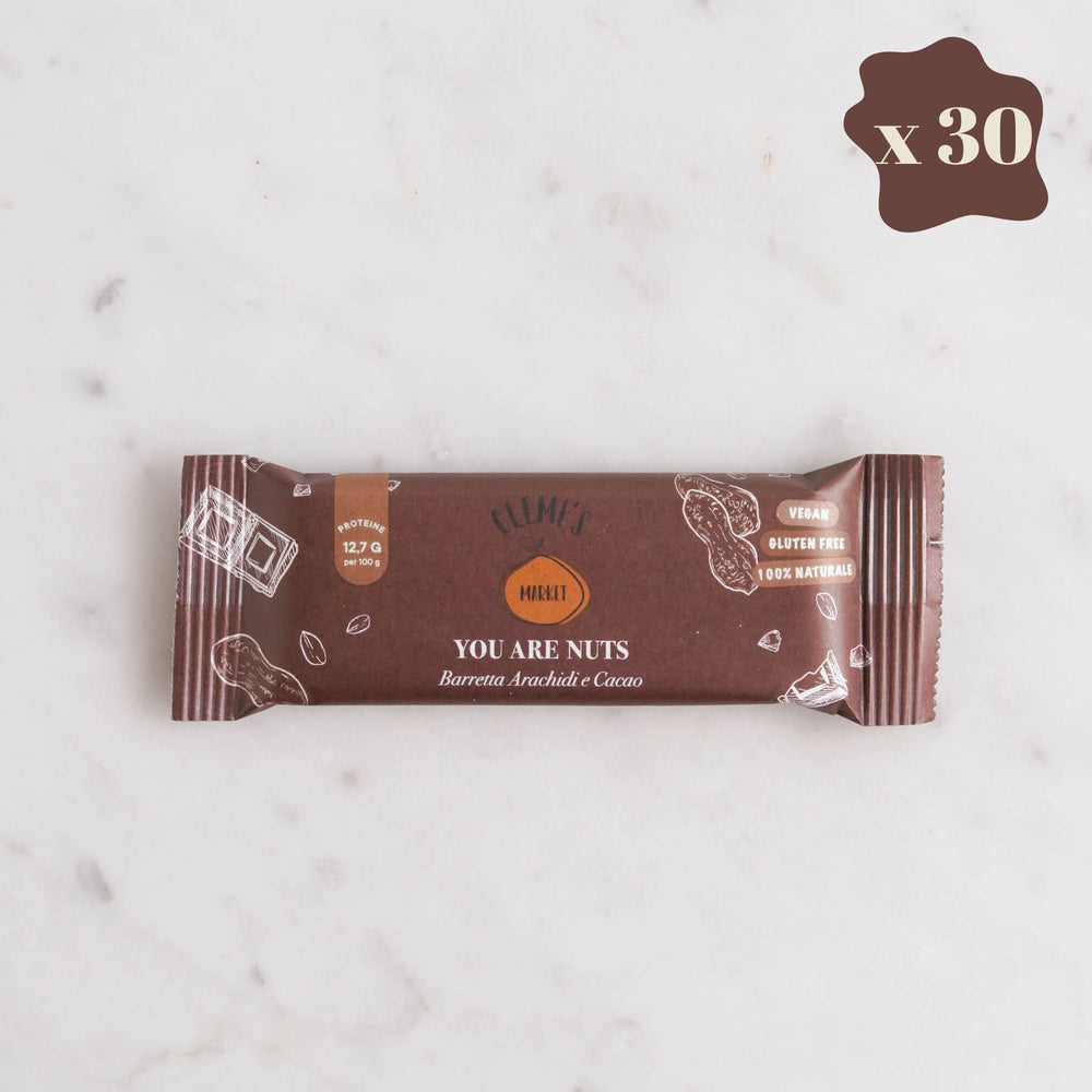 
            
                Load image into Gallery viewer, You Are Nuts - Peanut &amp;amp; Chocolate Energy Bar x 12
            
        