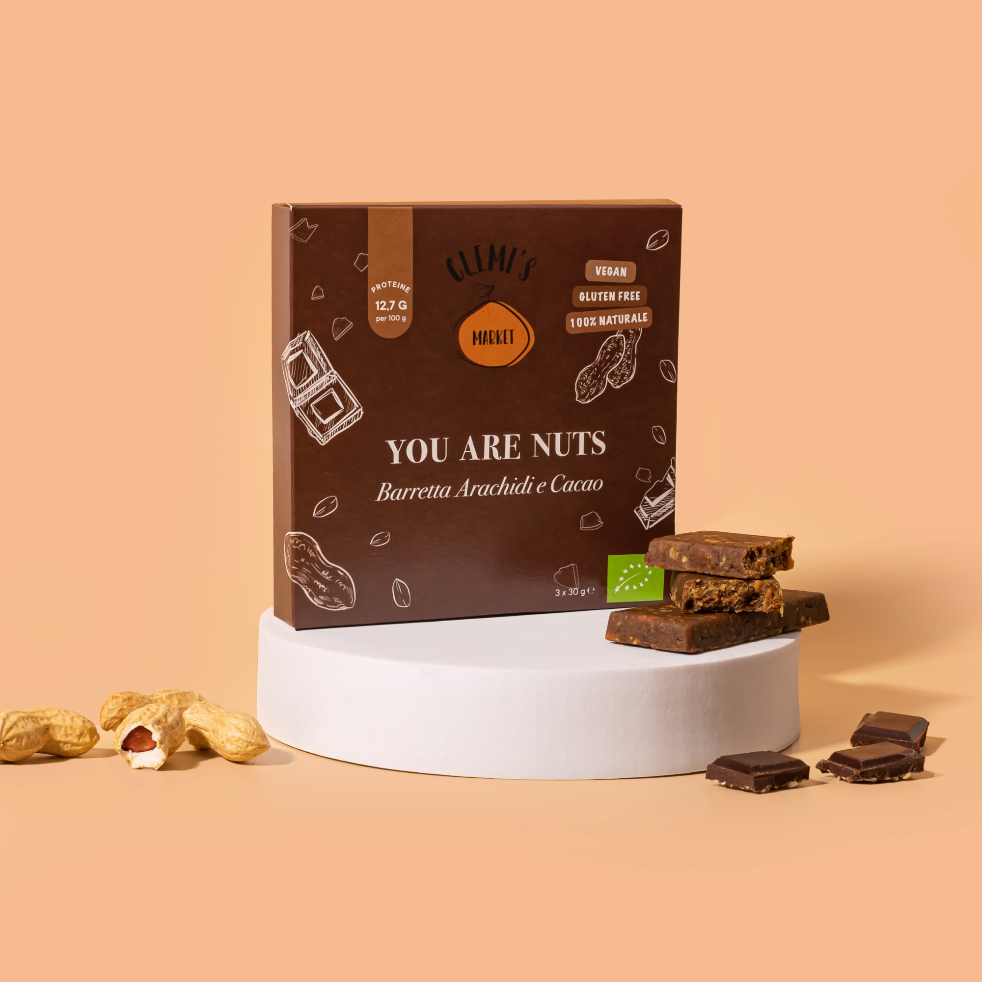 You Are Nuts - Peanut & Chocolate Energy Bar