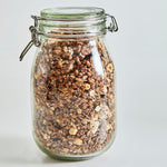 Confezione da 1kg di granola bio vegan sana al cioccolato formato famiglia